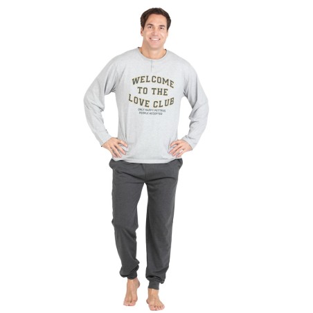 Pijama de Punto para Hombre Pettrus Tacto sedoso