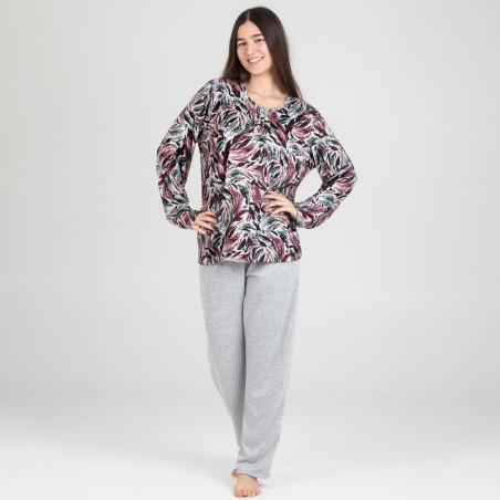 Pijama Mujer Pettrus Punto Ligero y Suave