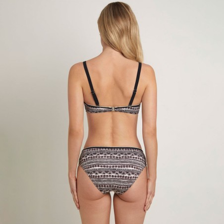 Bikini Bandeu con Aros Tirantes Extraíbles Docor Etnico