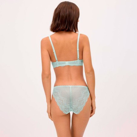 Conjunto Interior Ysabel Mora Encaje Plumeti