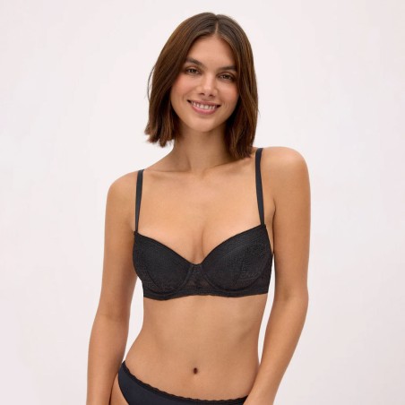 Sujetador Push-Up de Encaje Ysabel Mora Balconette