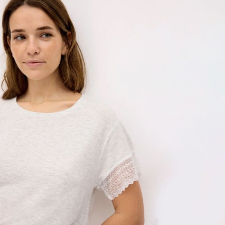 Pijama de Suave Viscosa Pantalón Capri Ysabel Mora