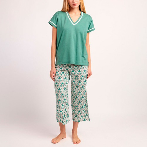Pijama Fresco Algodón y Viscosa Admas