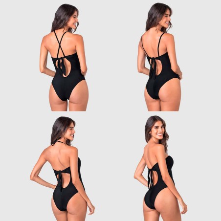 Bañador Leonisa Escote Bandeau Sin Tirantes Espalda Ajustable