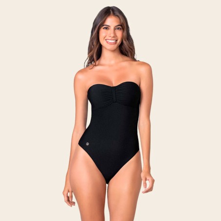 Bañador Leonisa Escote Bandeau Sin Tirantes Espalda Ajustable