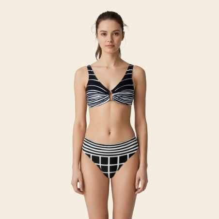 Bikini Docor Geometric sin Aros con Foam Interno Tirantes Regulables