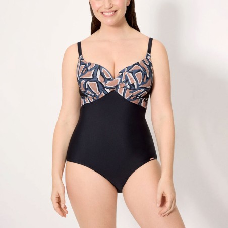 Ysabel Mora Bañador con Control de Abdomen y Copas con Relleno