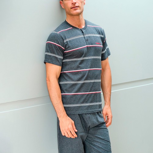 Pijama Muslher Corto de Hombre 100% Algodón