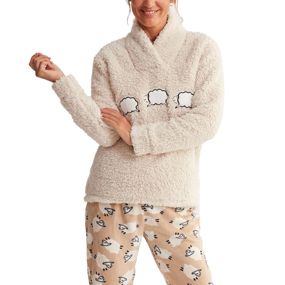 Promise pijama extra polar de mujer con simpáticas Ovejitas