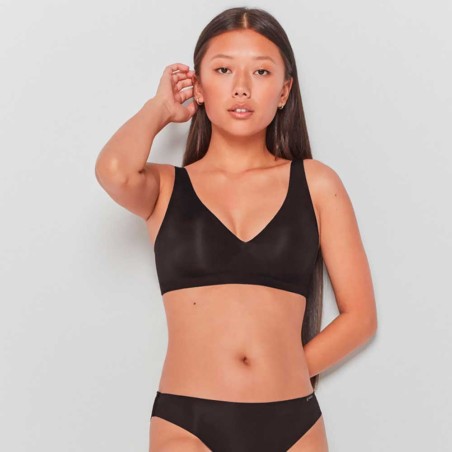 Gisela Sujetador Suave Push Up extraíble de microfibra corte Láser invisble