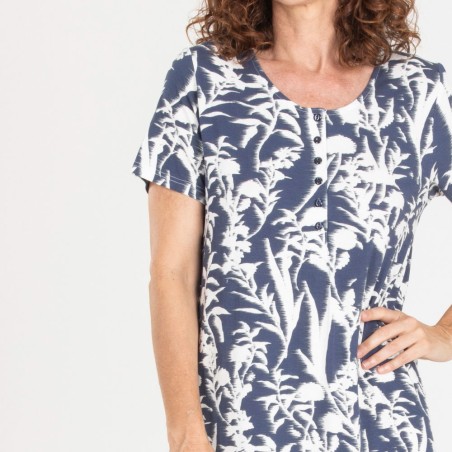 Camisola Pettrus Manga corta en suave tejido de viscosa adaptable