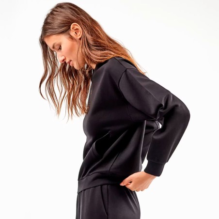 Sudadera Gisela corta tipo Crop con bolsillos