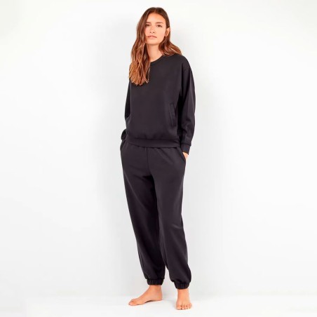 Sudadera Gisela corta tipo Crop con bolsillos