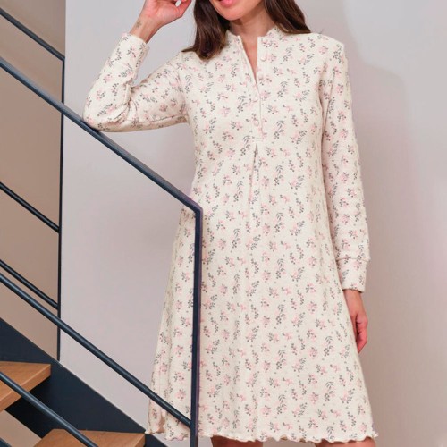 Camisón de invierno Muslher de punto...