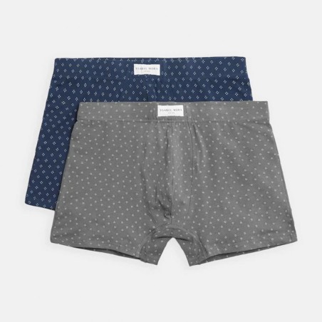 Bóxers Ysabel Mora Hombre – Pack Doble Estampado Geométrico