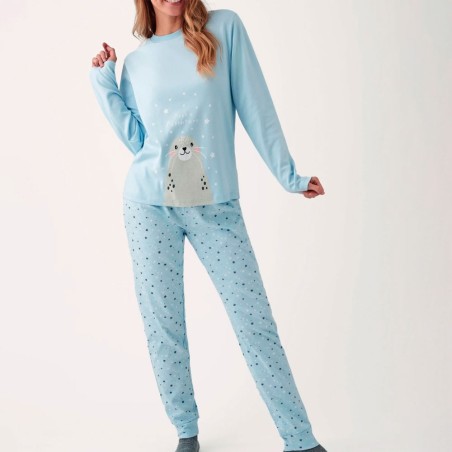 Pijama Promise Tejido Cálido y transpirable de invierno