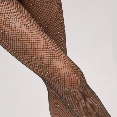Panty de Fantasía red con brillantes sin demarcación Ysabel Mora