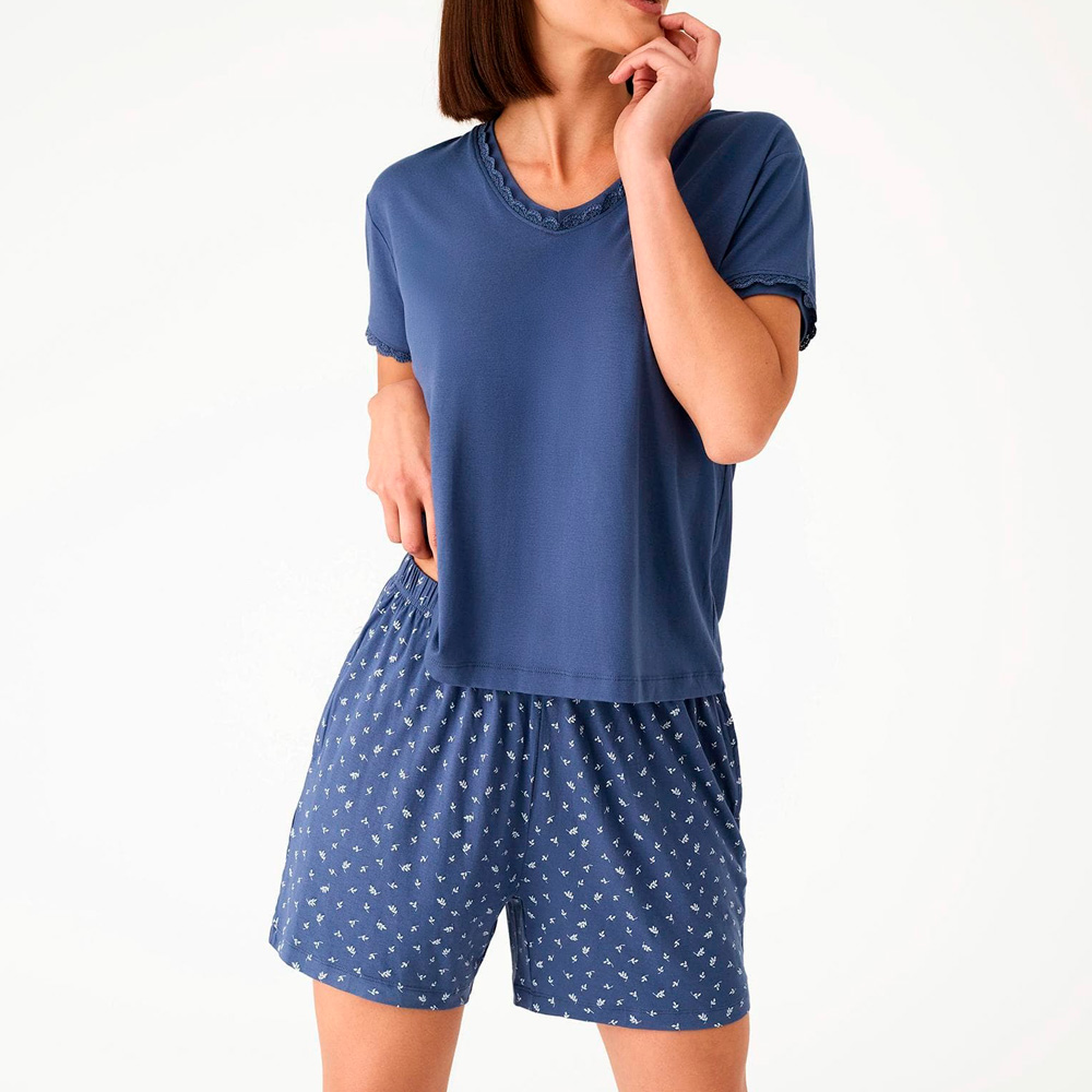 Pijama Corto de Mujer de Viscosa Promise