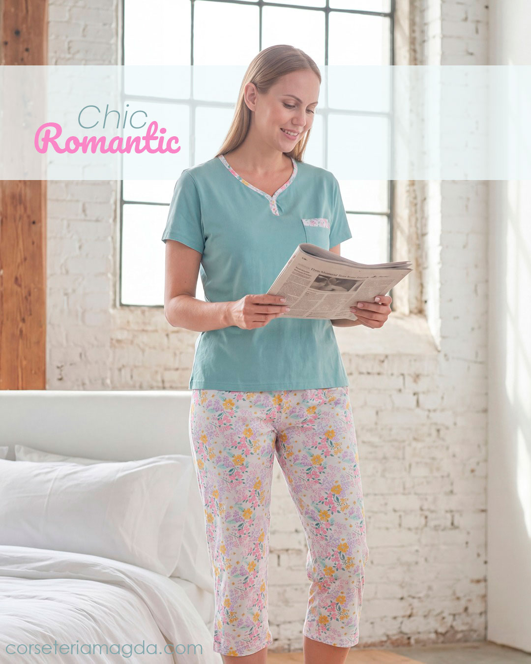 Pijama mujer capri